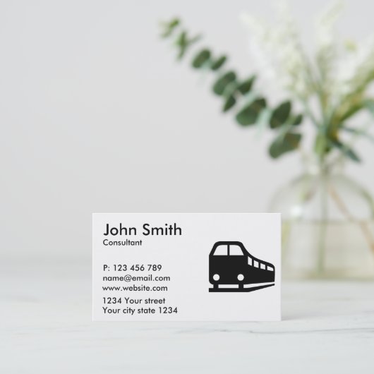 Treintrein Visitekaartje (Staand voorkant)