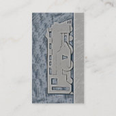 Treintrein Visitekaartje (Achterkant)