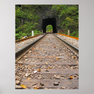 Treintunnel Poster