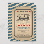 treinuitnodiging kaart (Voorkant / Achterkant)