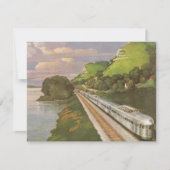 treinvakantie, locomotief in het land (Voorkant)