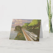  treinvakantie, locomotief in het land kaart (Voorkant)