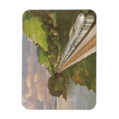 treinvakantie, locomotief in het land magneet (Verticaal)