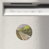 treinvakantie, locomotief in het land magneet (Insitu (Vaatwasser))