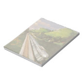  treinvakantie, locomotief in het land notitieblok (Linkerzijde)