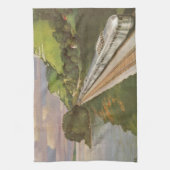  treinvakantie, locomotief in het land theedoek (Verticaal)