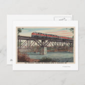 Treinverbinding Tippecanoe/Tippecanoe Briefkaart (Voorkant / Achterkant)