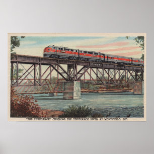 Treinverbinding Tippecanoe/Tippecanoe Poster