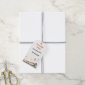  treinverjaardag dank u Label Cadeaulabel (Met Touw)