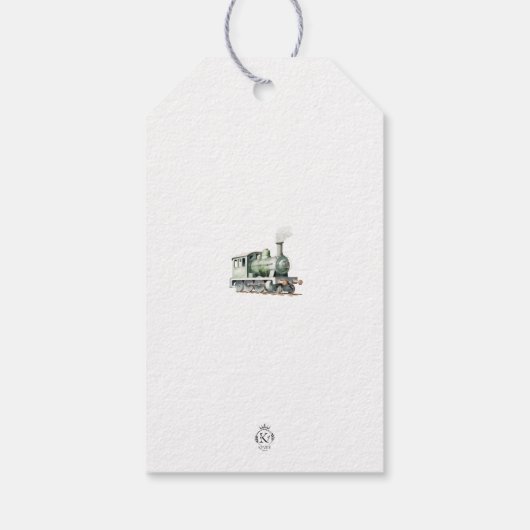  treinverjaardag dank u Label Cadeaulabel (Achterkant)