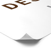  Treinverjaardag Douanebord Poster (Hoek)