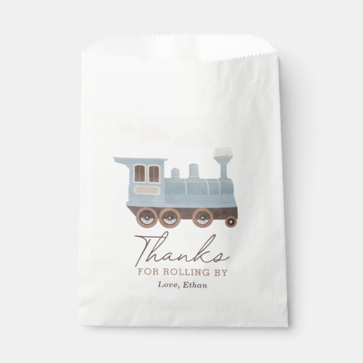 treinverjaardagsfeestje bedankzakje (Voorkant)