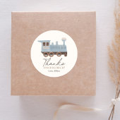  treinverjaardagsfeestje ronde sticker