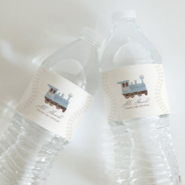  treinverjaardagsfeestje waterfles etiket