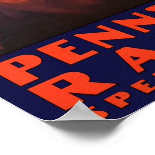  treinverkeer in de Atlantische Oceaan Poster (Hoek)