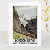 treinverkeer in Zwitserland Kaart (Gele Bloem)