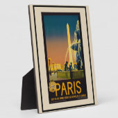  treinverkeer te Parijs Fotoplaat (Zijkant)