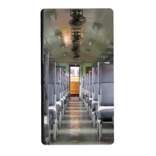 Treinvervoer Thailand ... Zuidoost-Azië reizen Etiket (Voorkant)