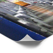 Treinvervoer Thailand ... Zuidoost-Azië reizen Poster (Hoek)