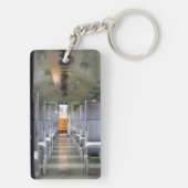 Treinvervoer Thailand ... Zuidoost-Azië reizen Sleutelhanger (achterkant)