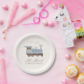  treinvervoer Verjaardag Papieren Bordje (Feest)