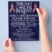 Treinvoordeel voor Throat Cancer Flyer (Hand)