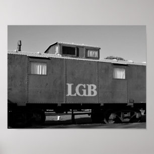 Treinwagen Foto Poster