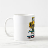 Treinwagen met laadwagen koffiemok (Links)