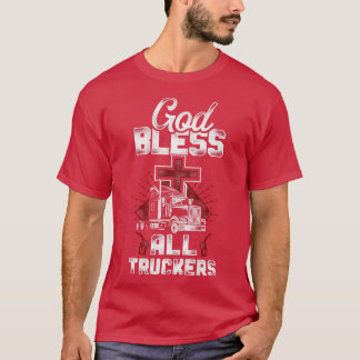 Treinwagenchauffeur Faith  God zegene alles T T-shirt