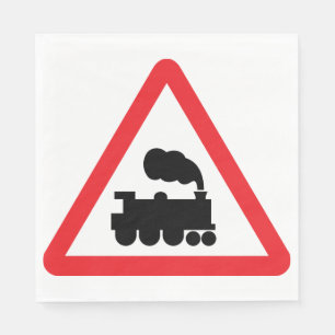Treinwagenpark Napkins Servet