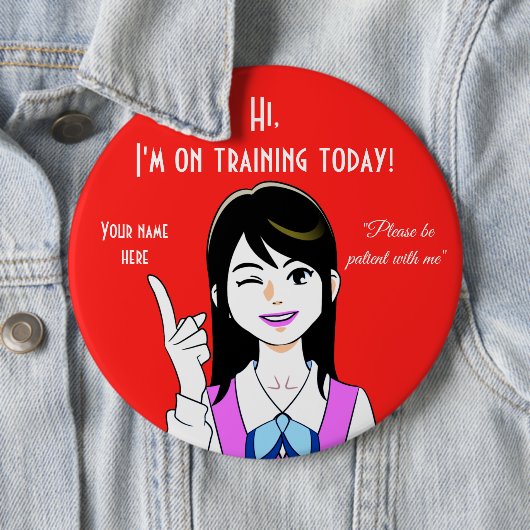 Treinwerker Ronde Button 6,0 Cm (In situ)