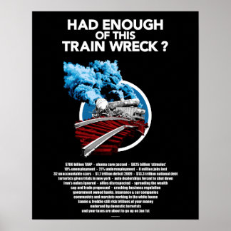 Treinwissel (16 x 20) poster