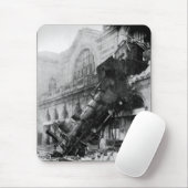 Treinwrak in Montparnasse, spoorwegramp Muismat (Met muis)