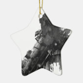 treinwrak keramisch ornament (Links)