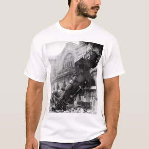 Treinwrak Montparnasse 1895 T-shirt