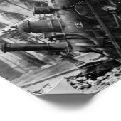 treinwrak te Montparnasse 1895 Poster (Hoek)