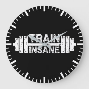Treinzaad - Barbell, Gym, Inspirerend voor werkuit Grote Klok