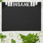 Treinzaad - Barbell, Gym, Inspirerend voor werkuit Theedoek (Gevouwen)