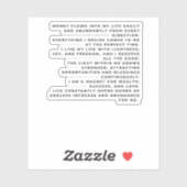 Trek aan wat je wilt. Eigen je realiteit. Sticker (Vel)