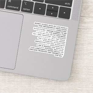 Trek aan wat je wilt. Eigen je realiteit. Sticker
