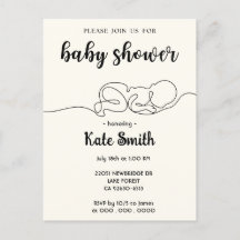 Trek Baby minimalistisch Baby shower