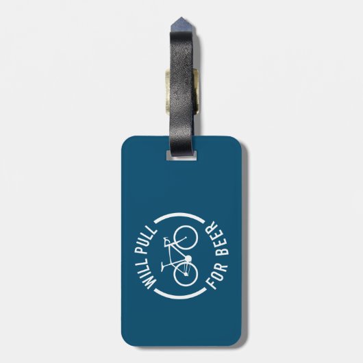 Trek Bier voor Fietstochten Bagagelabel (Achterkant verticaal)