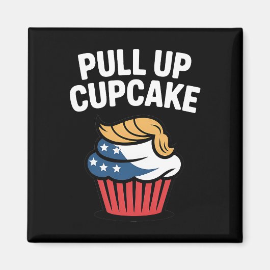 Trek Cupcake Trump Grappige Trump Magneet (Voorkant)