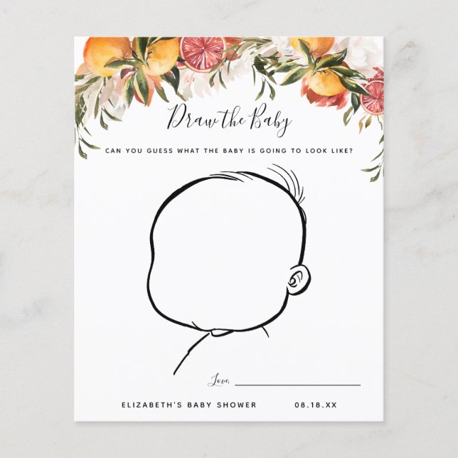 Trek de Baby | BABY SHOWER (Voorkant)