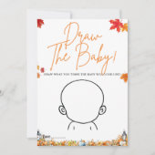 TREK DE BABY UIT SPEL Baby Shower Spel KLEINE POMP Kaart (Voorkant)