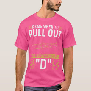 Trek de D Funny Adult Trumpe uit T-shirt