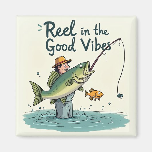 Trek de Goede Vibes Aan Magneet (Voorkant)
