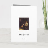 Trek de Lezing van Don Quichot aan Bedankkaart (Achterkant)