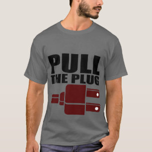 Trek de stekker t-shirt