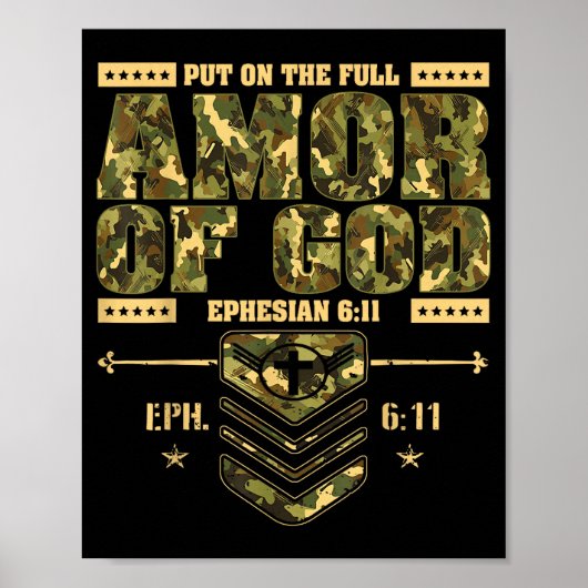 Trek de volle wapenrusting van God aan - Christeli Poster (Voorkant)